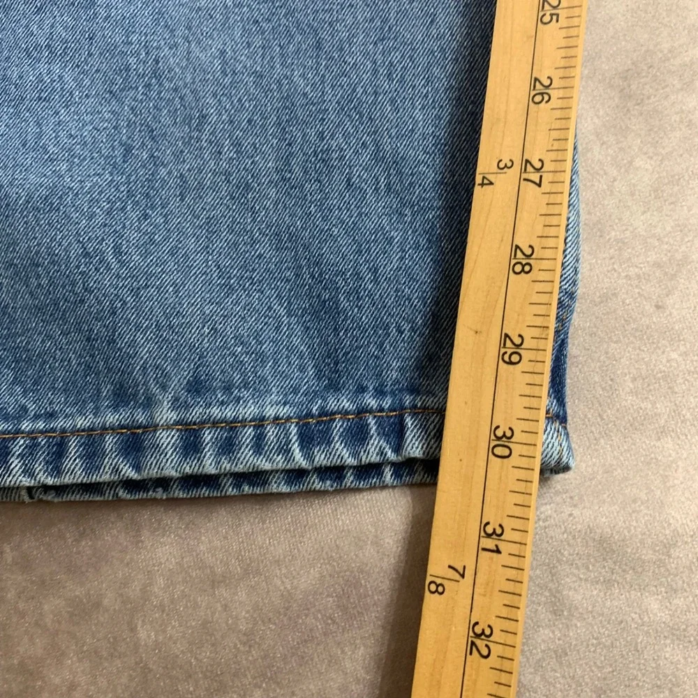 Levis 505 Regular Fit Straight Leg Jeans Mens 34x32‎ Blue Medium Wash Denim